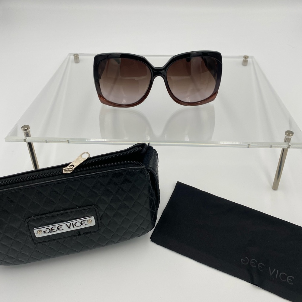 JEE Vice Red Hot - Black and Brown Gradient Sunglasses